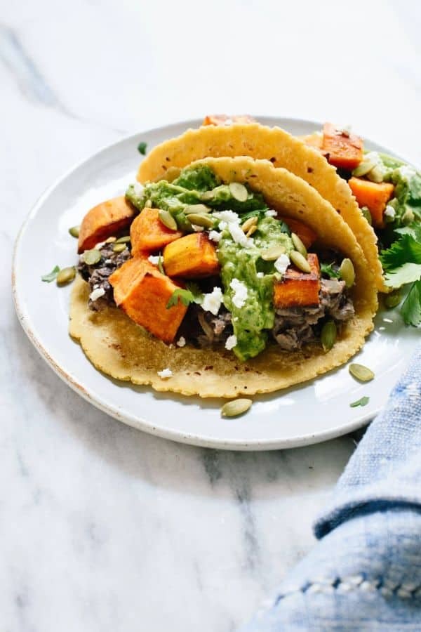 Sweet Potato Black Bean Tacos Delight