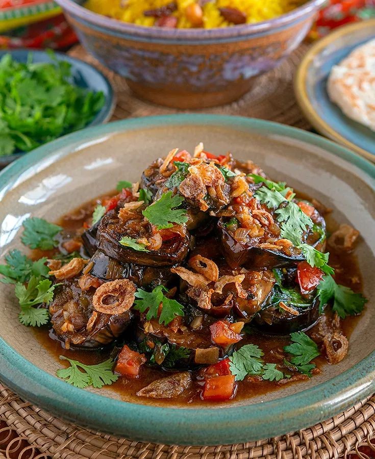 Baigan in Yogurt Sauce Delight