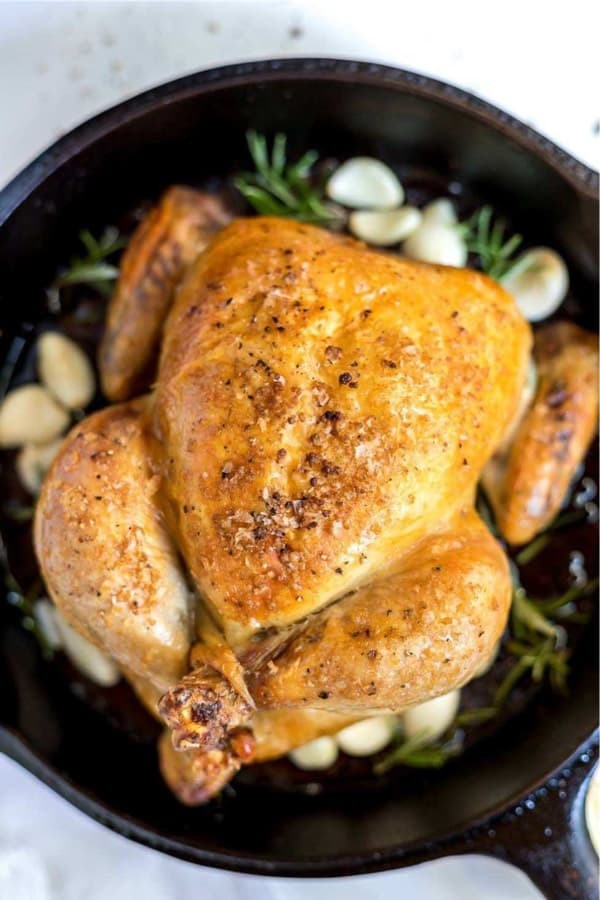 Simple Delicious Roasted Whole Chicken