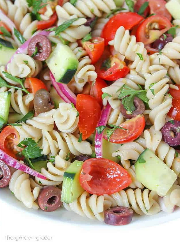 Italian-Style Pasta Salad with Plant-Based Twist