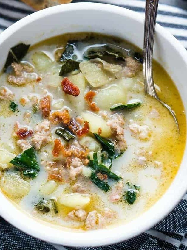 Creamy Sausage & Kale Soup