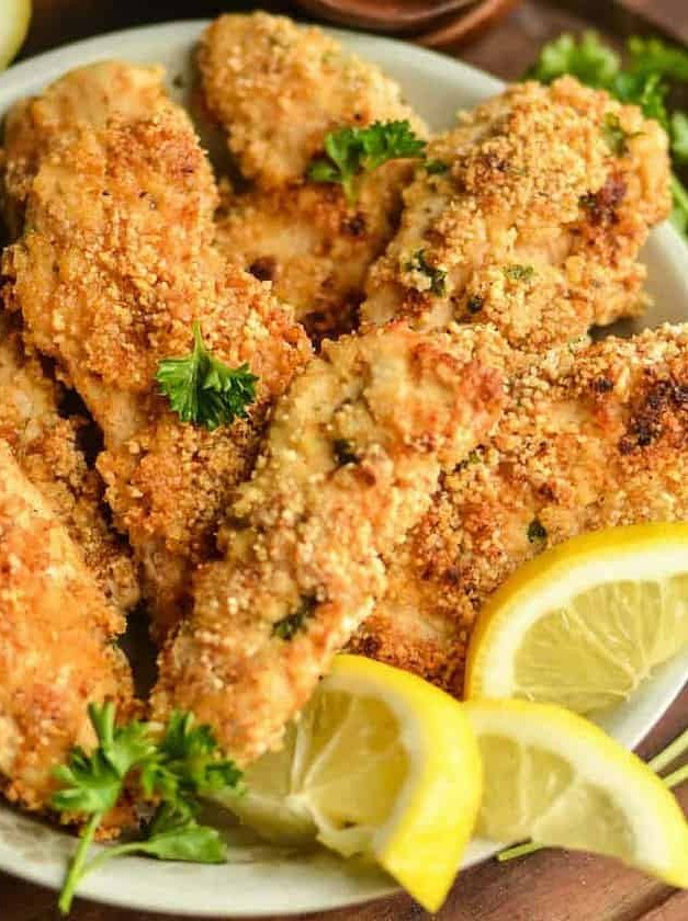 Paleo Almond Crusted Chicken Tenders