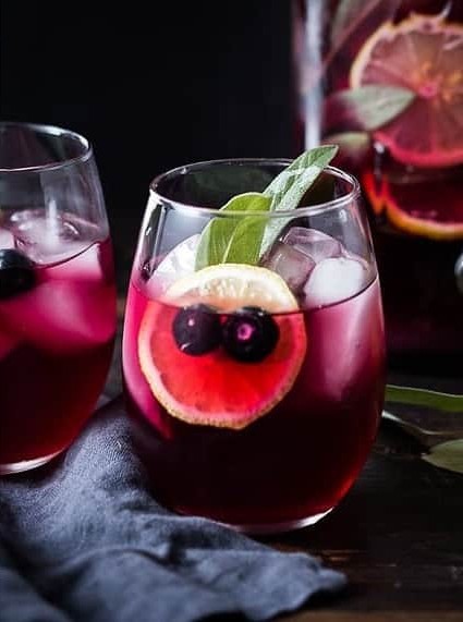 Sage & Berry Holiday Gin Spritzer