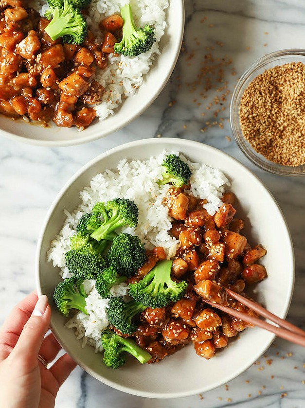 Savory Sesame Chicken Delight Bowls