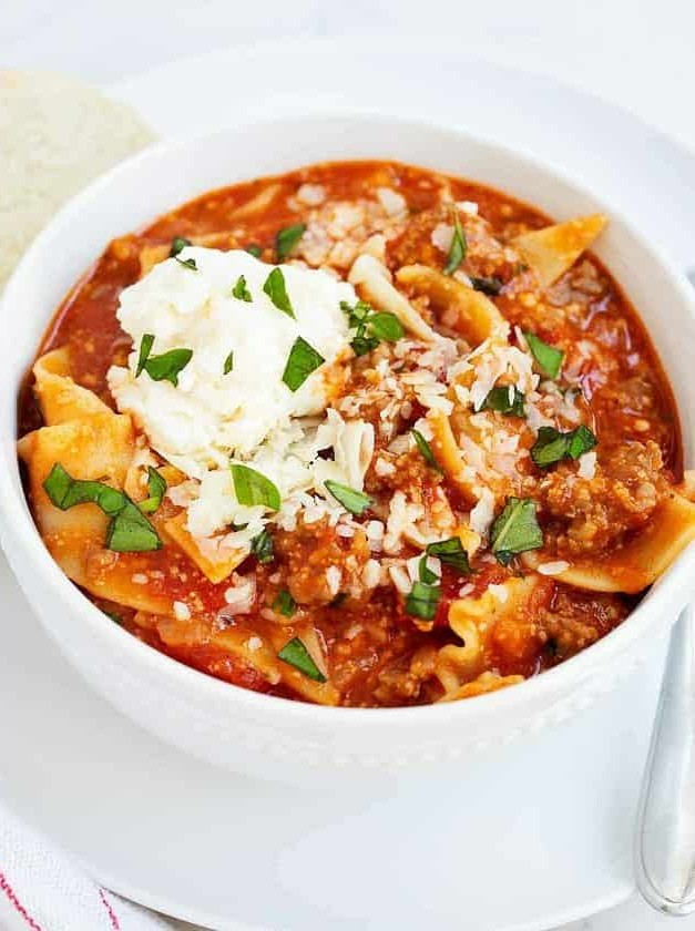 Italian Sausage Lasagna Stew