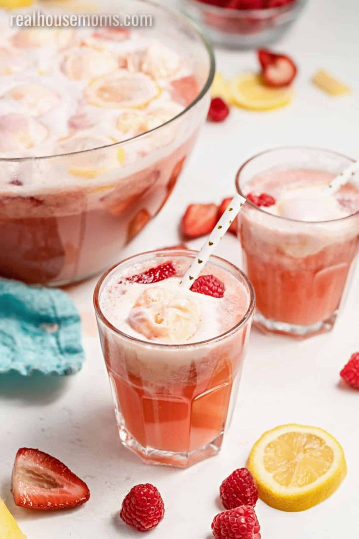 Bubbly Pomegranate Fizz Punch