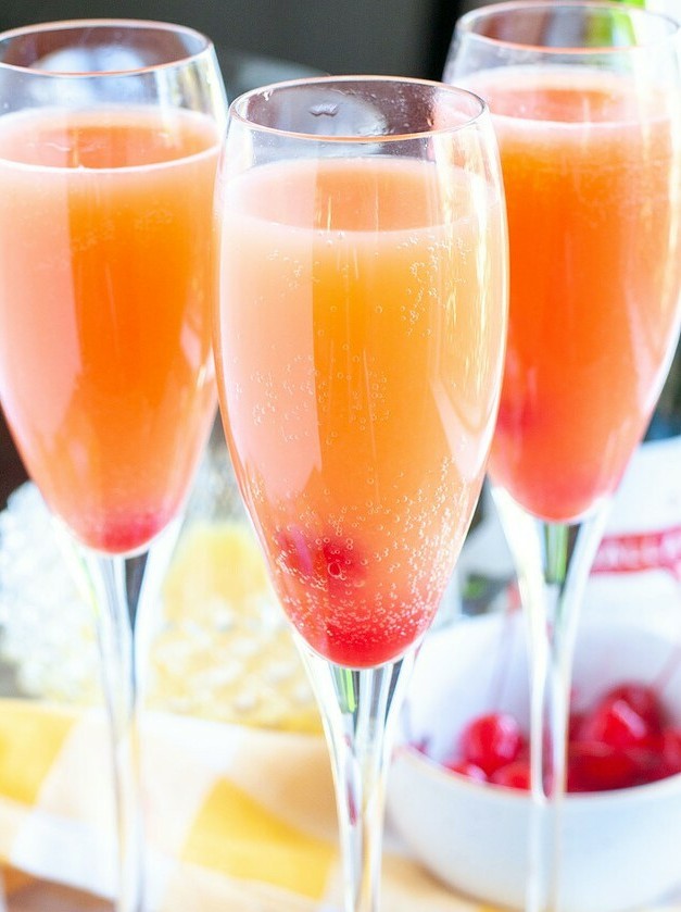 Pink Champagne Brunch Cocktail Twist