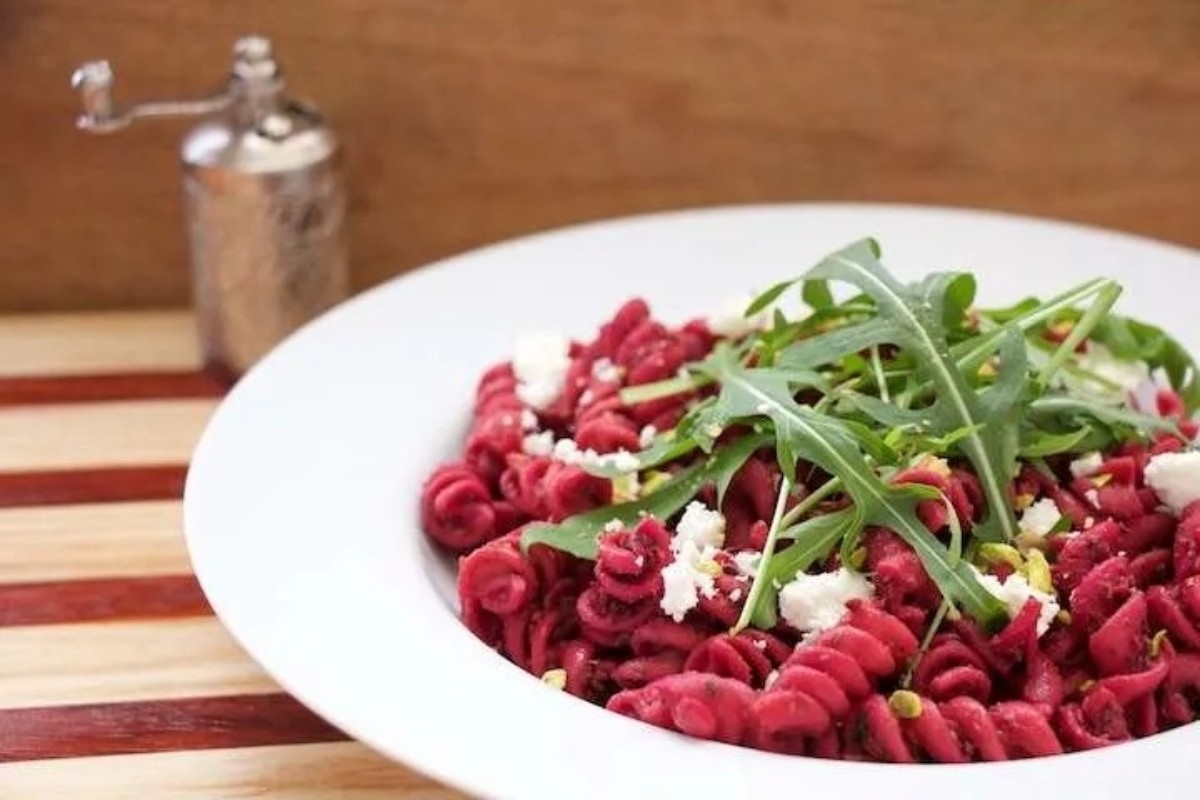Pistachio Beet Fusion Kamut Pasta
