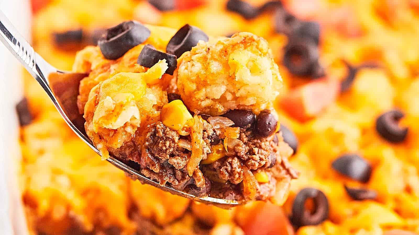 Mexican Beef Tater Tot Delight