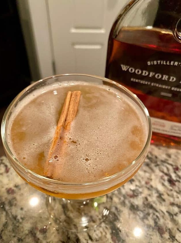 Bourbon Pear Cocktail with Warm Spices