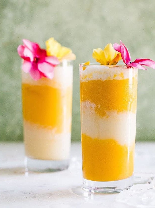 Mango Twist on Tropical Lava Flow Delight
