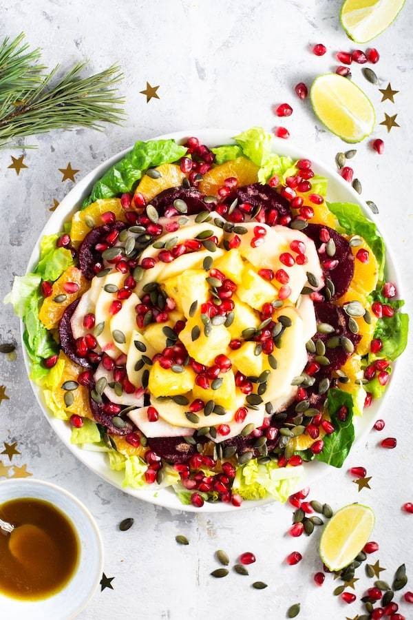 Colorful Pomegranate Fiesta Salad