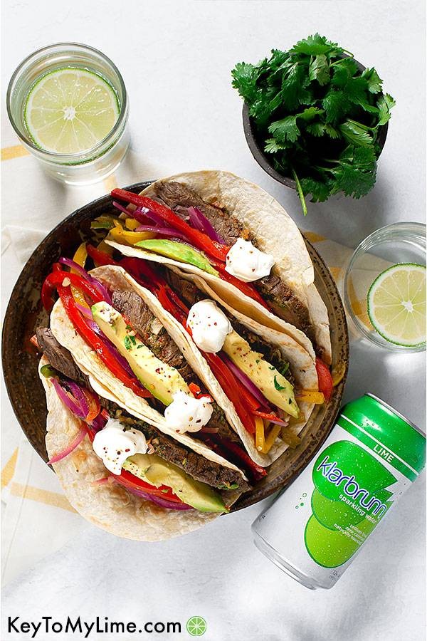 Easy Chili Lime Steak Fajita Meal Prep