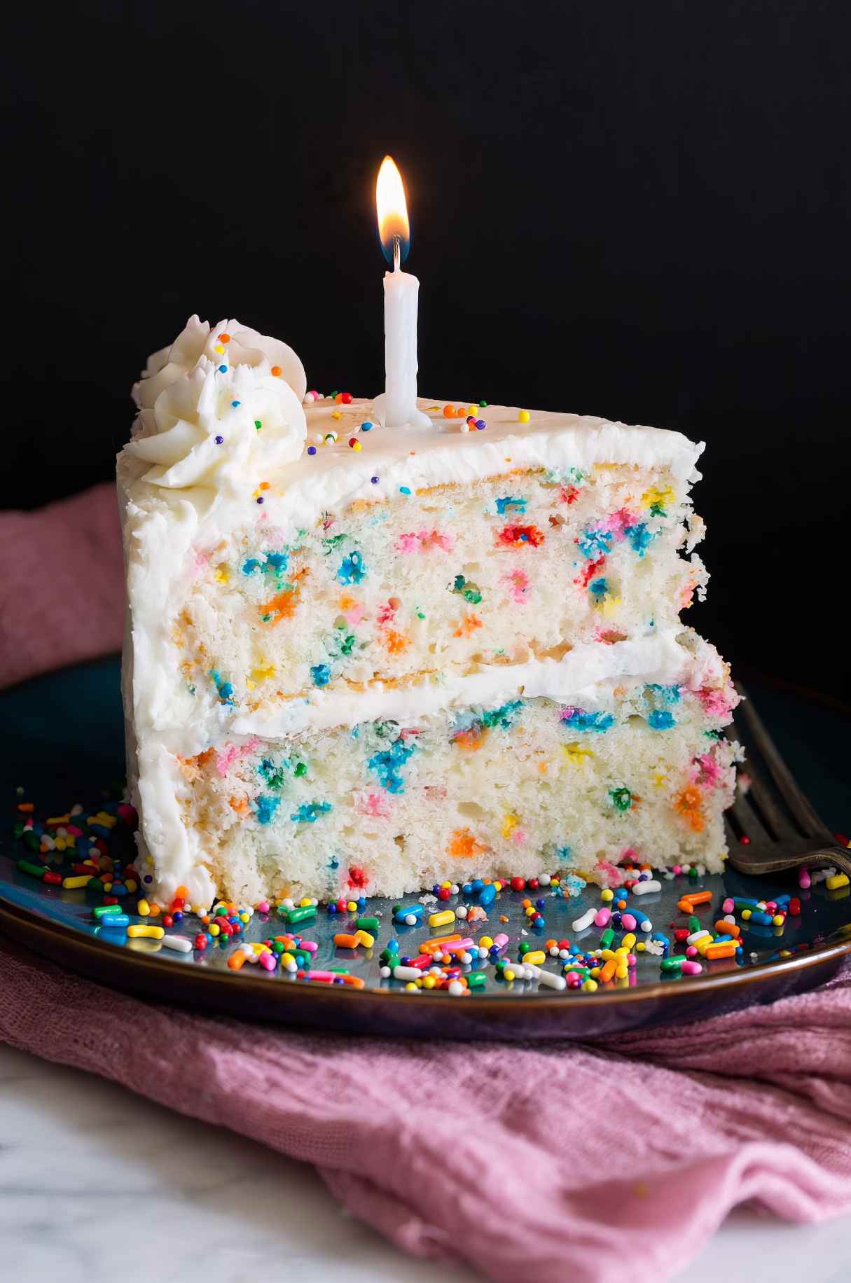 Rainbow Birthday Cake Recipe from Scratch