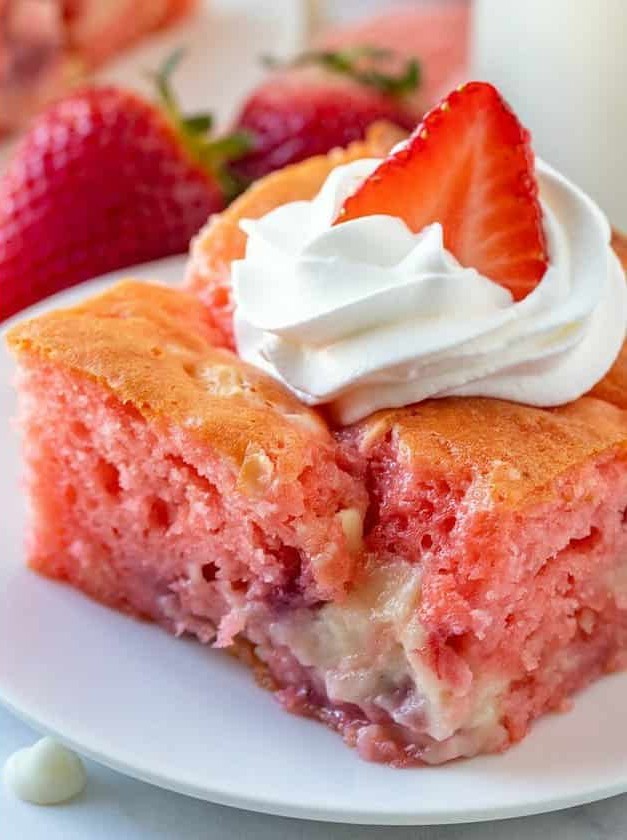 Strawberry Swirl Cheesecake Surprise