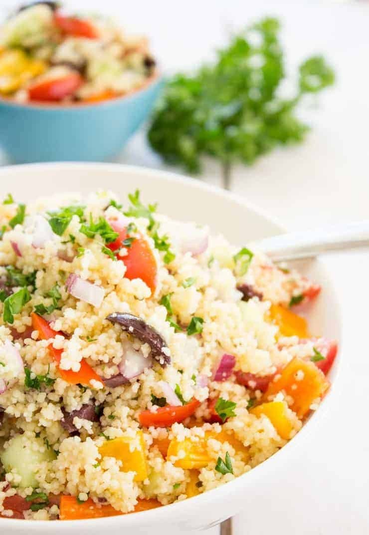 Mediterranean-Style Couscous Veggie Delight