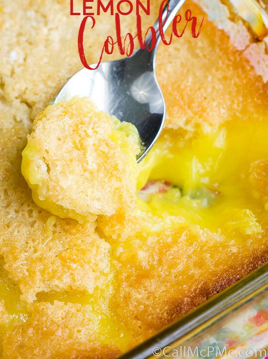 Lemon Delight Cobbler Recipe