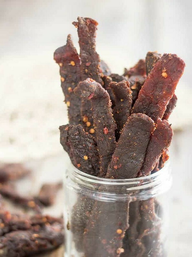 Spicy Beef Jerky Made with Love