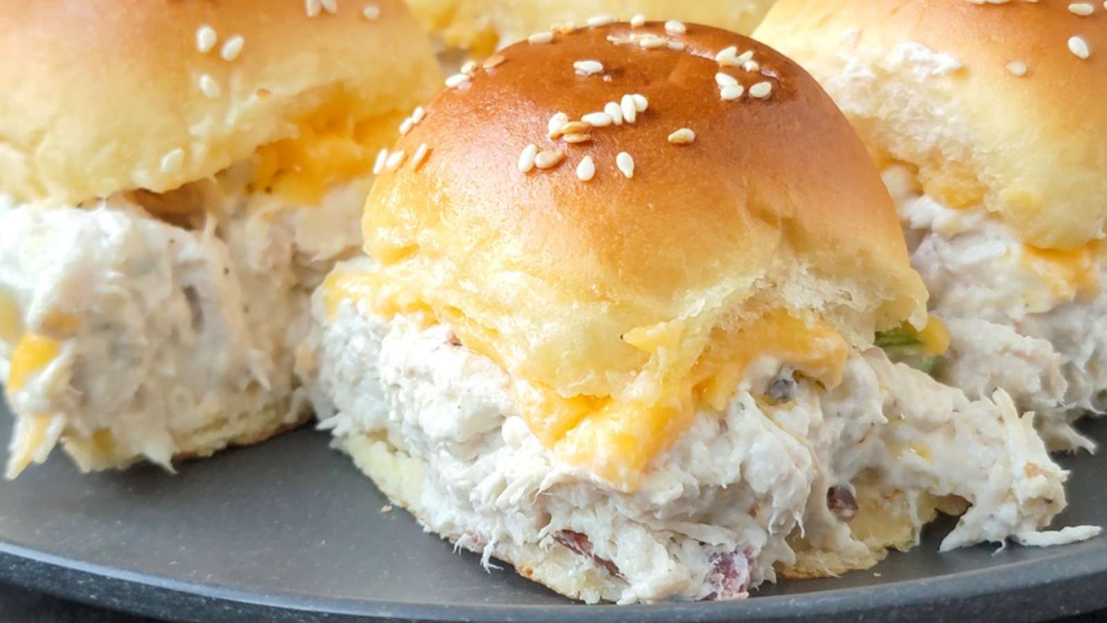 Hawaiian Chicken Sliders with Ranch Twist