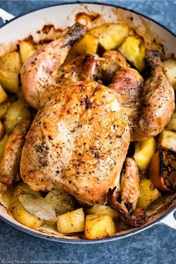 Gyro-Inspired Chicken and Potato One-Pot Delight