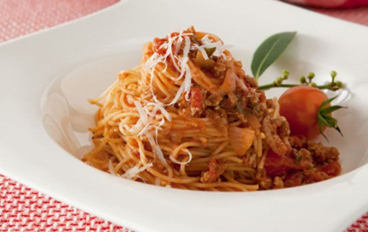 Tangy Marinara Pasta in Angel Hair Delight
