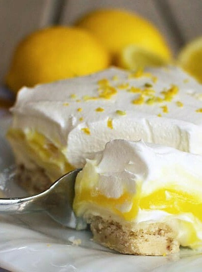 Lemony Layered Delight Dessert