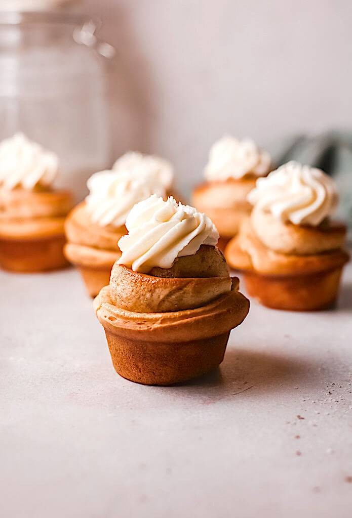 Cinnamon Sugar Cupcakes with Cream Cheese Frosting