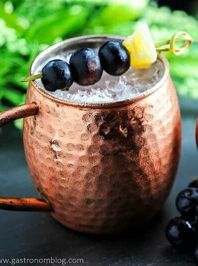 Grape Twist on the Classic Vodka Mule