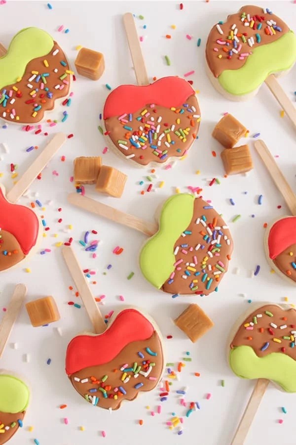 Apple Caramel Cookie Decorating Tutorial