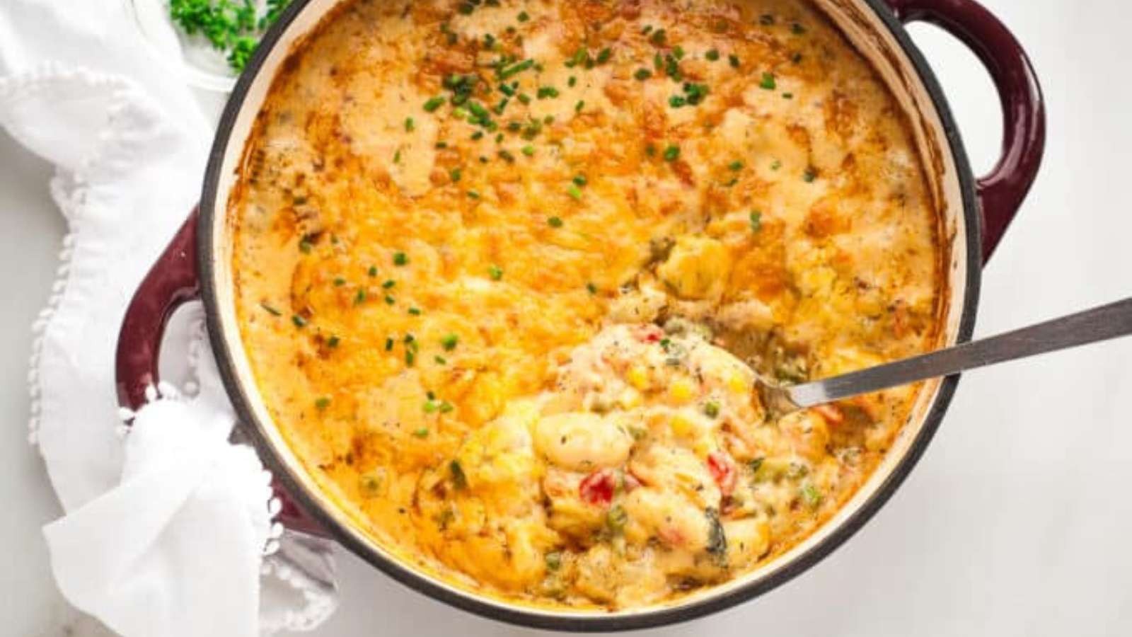 Gnocchi Bake with Easy Mixed Veggies