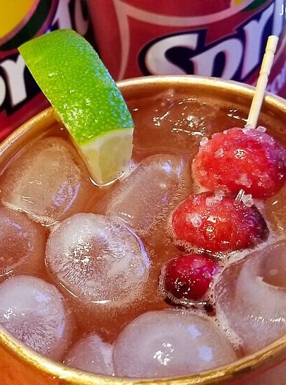 Cranberry Moscow Twist Cocktail