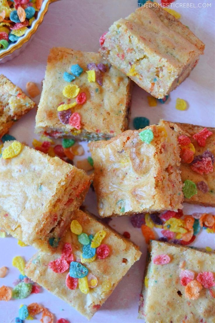 Fruity Pebbles Ice Cream Cake Delight
