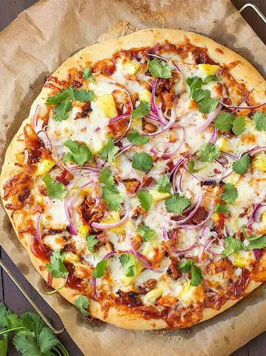 Island-Style BBQ Chicken Pizza Delight