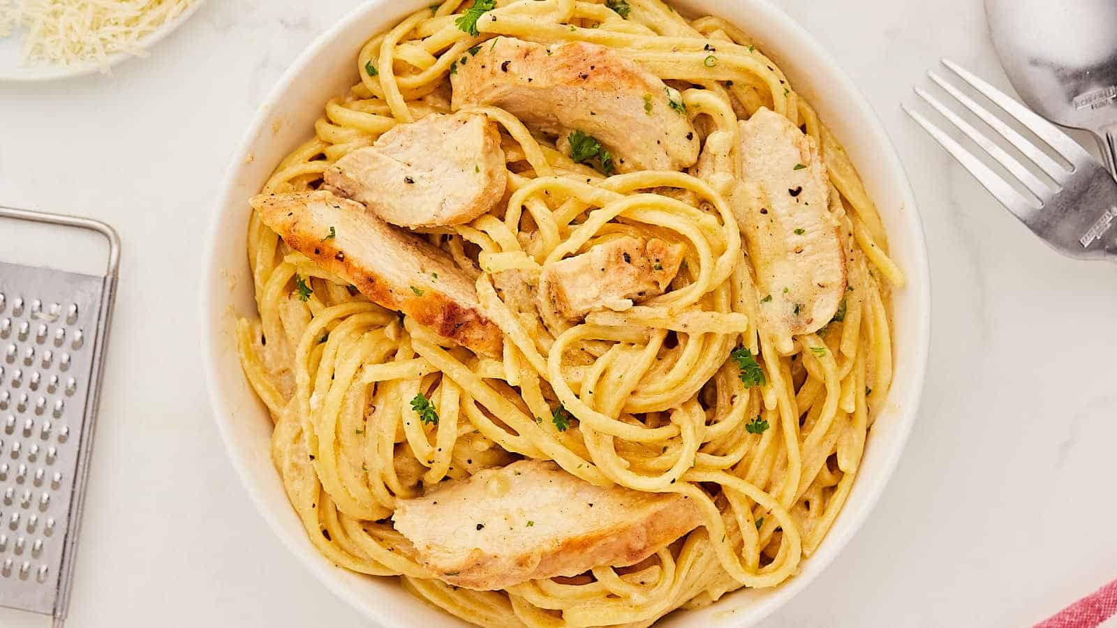 Creamy Chicken Pasta Dinner Recipe