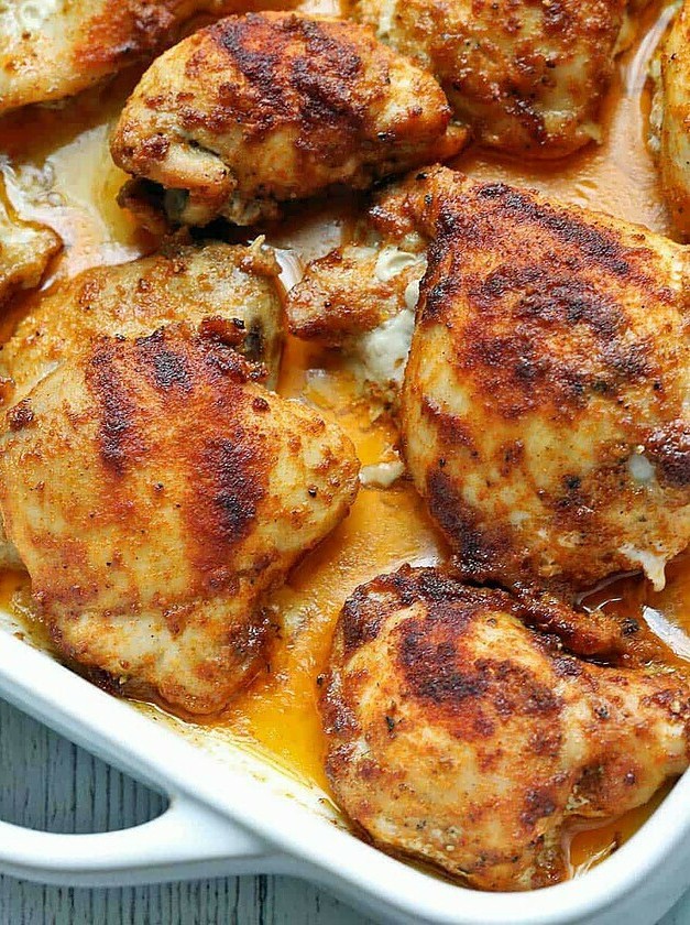 Spicy Oven-Roasted Chicken Thigh Delight