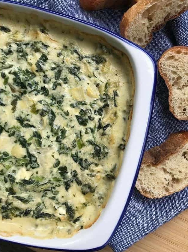 Homemade Spinach Artichoke Dip Recipe