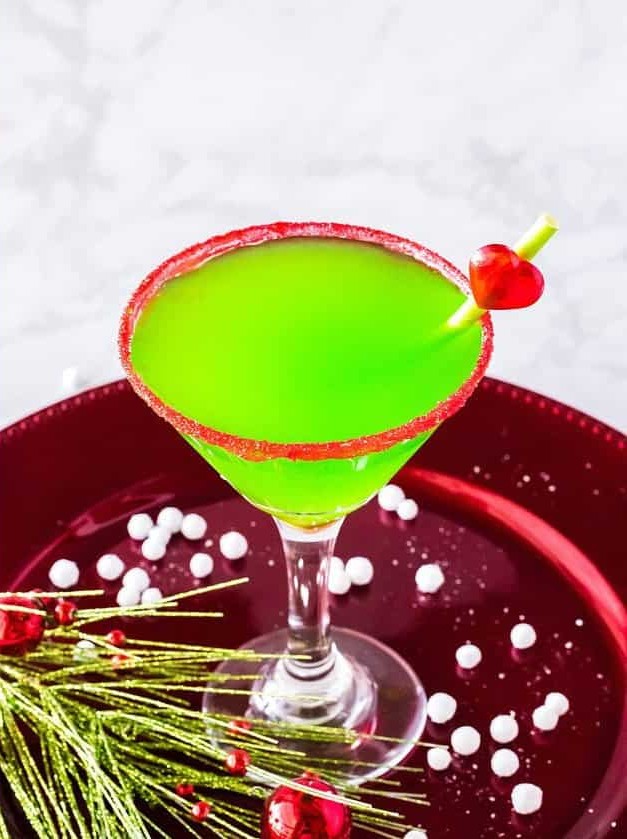 Green Holiday Vodka Punch