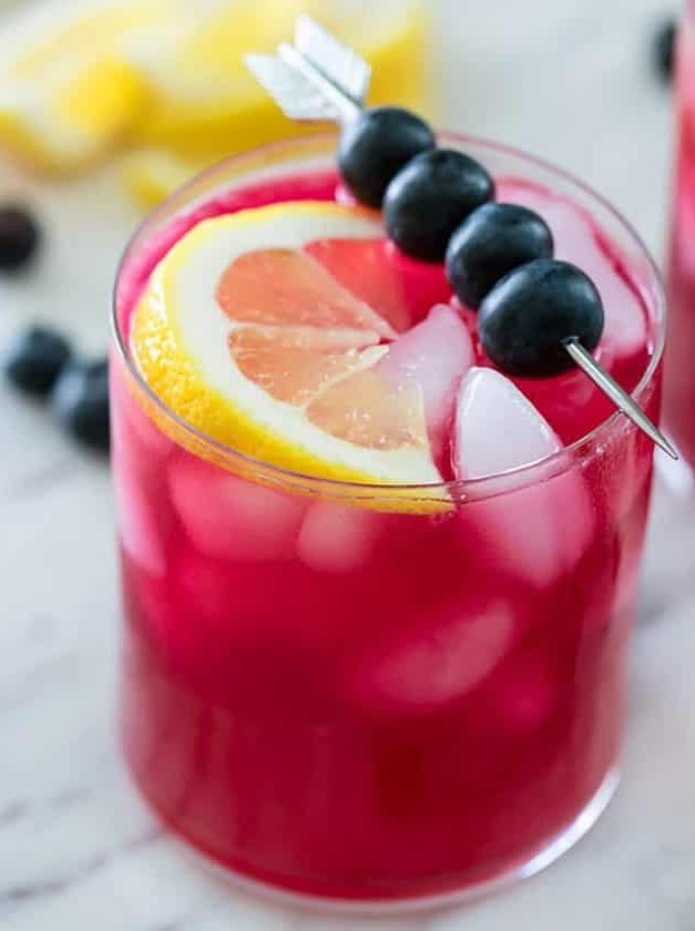 Blueberry Bliss Summer Cocktail