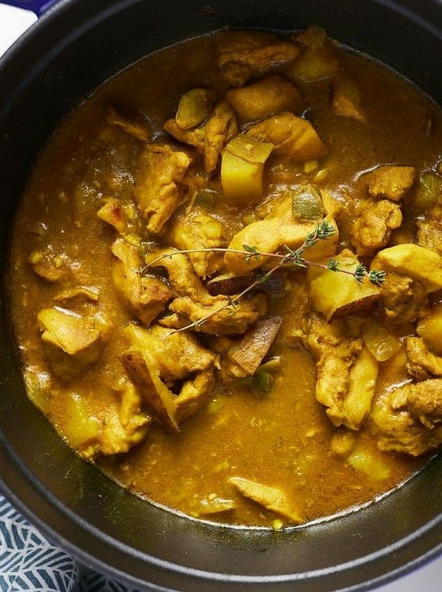 Caribbean Curry Chicken Delight