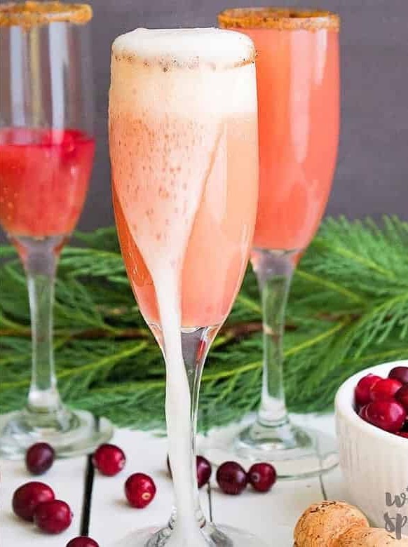 Cranberry Orange Prosecco Sparkler