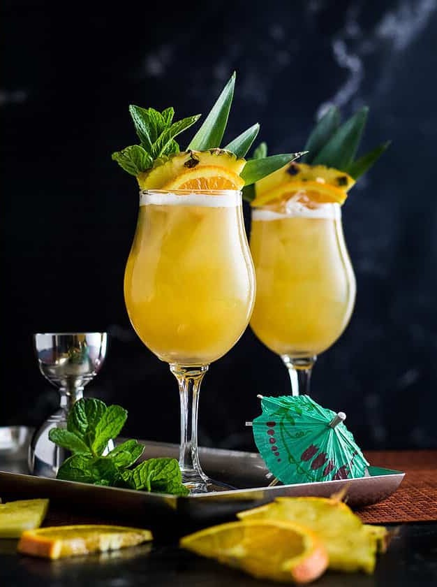 Whiskey Meets Tropical Oasis in a Glass