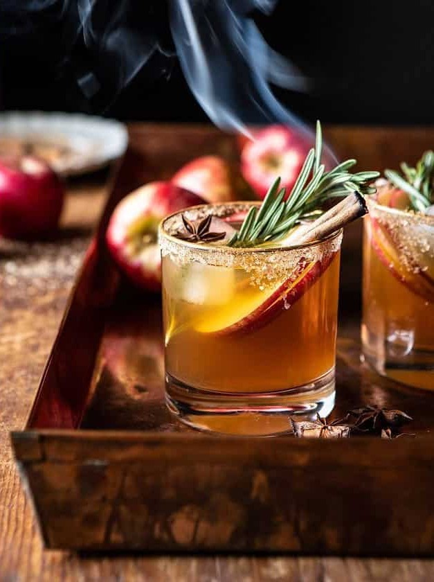 Cinnamon-Kissed Apple Cider Mezcal Margarita