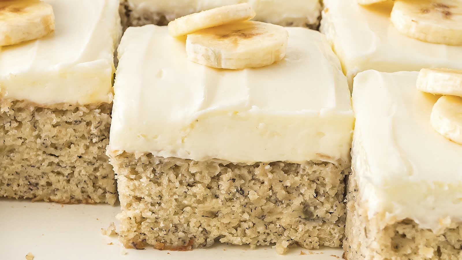 Sweet Banana Cake with Tangy Frosting