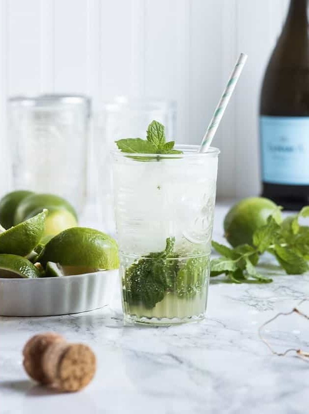 Minty Bubbly Twist on the Classic Mojito