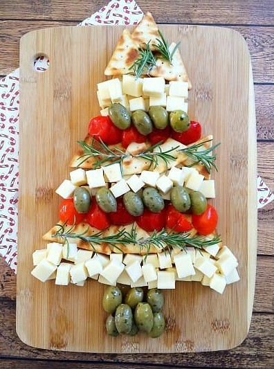 Mozzarella Magic Christmas Platter