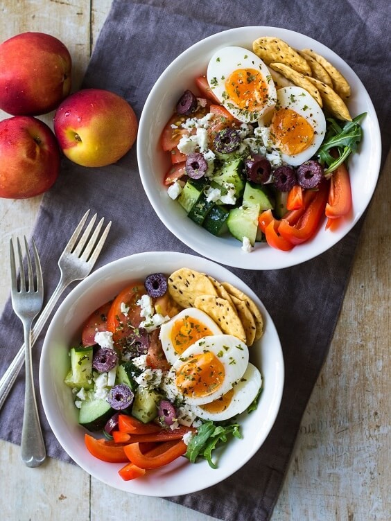 Greek Inspired Breakfast Meal Prep Bowls