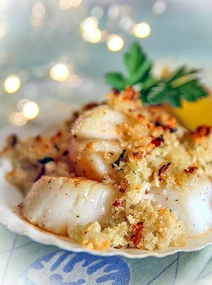 Garlic Butter Scallop Gratin Delight