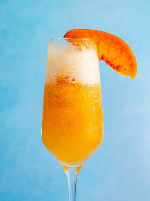 Peachy Prosecco Bliss in a Glass