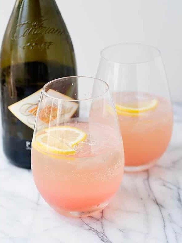 Rhubarb Sparkle: A Springtime Gin Fizz