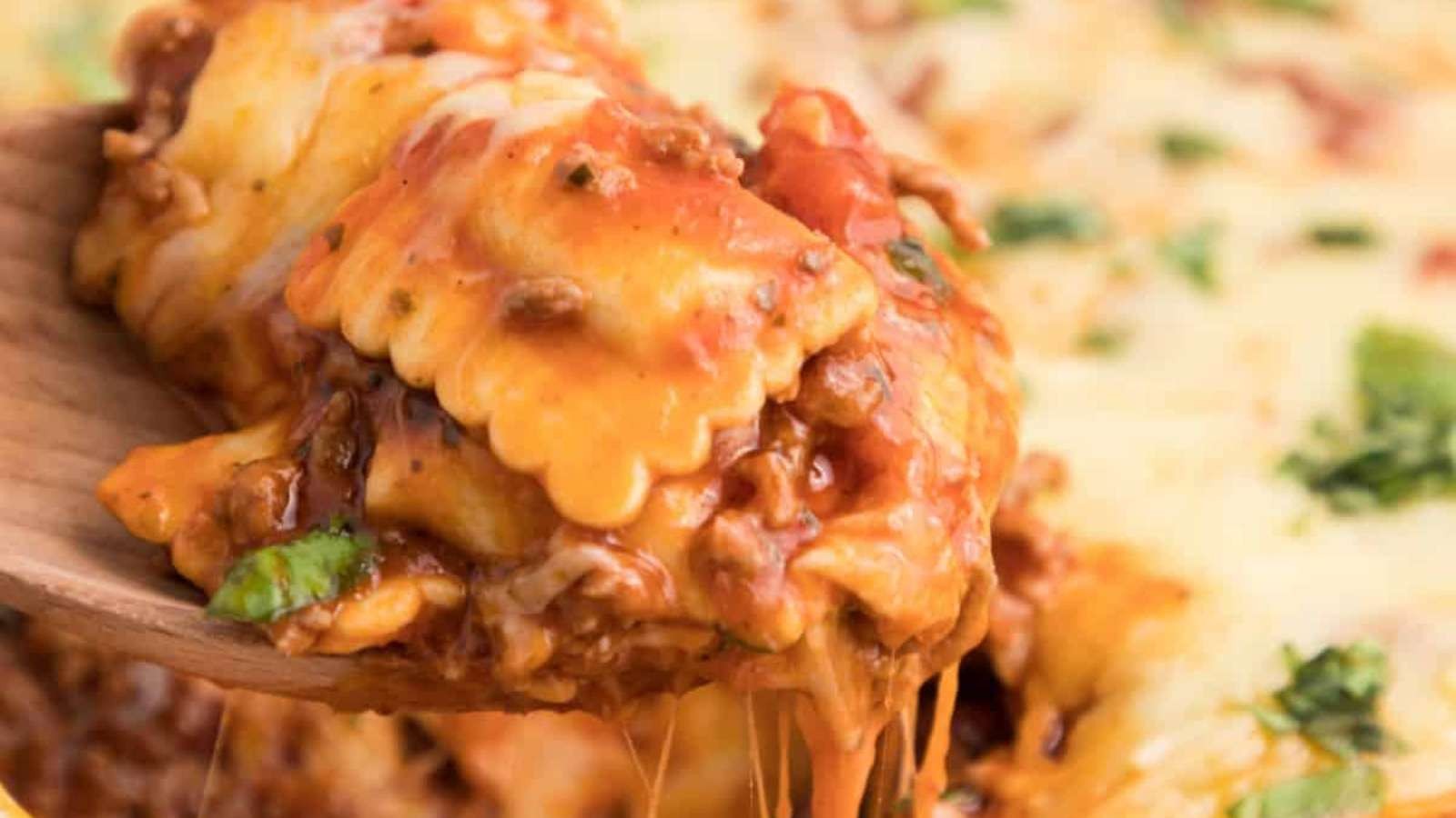 Easy Ravioli Lasagna Alternative